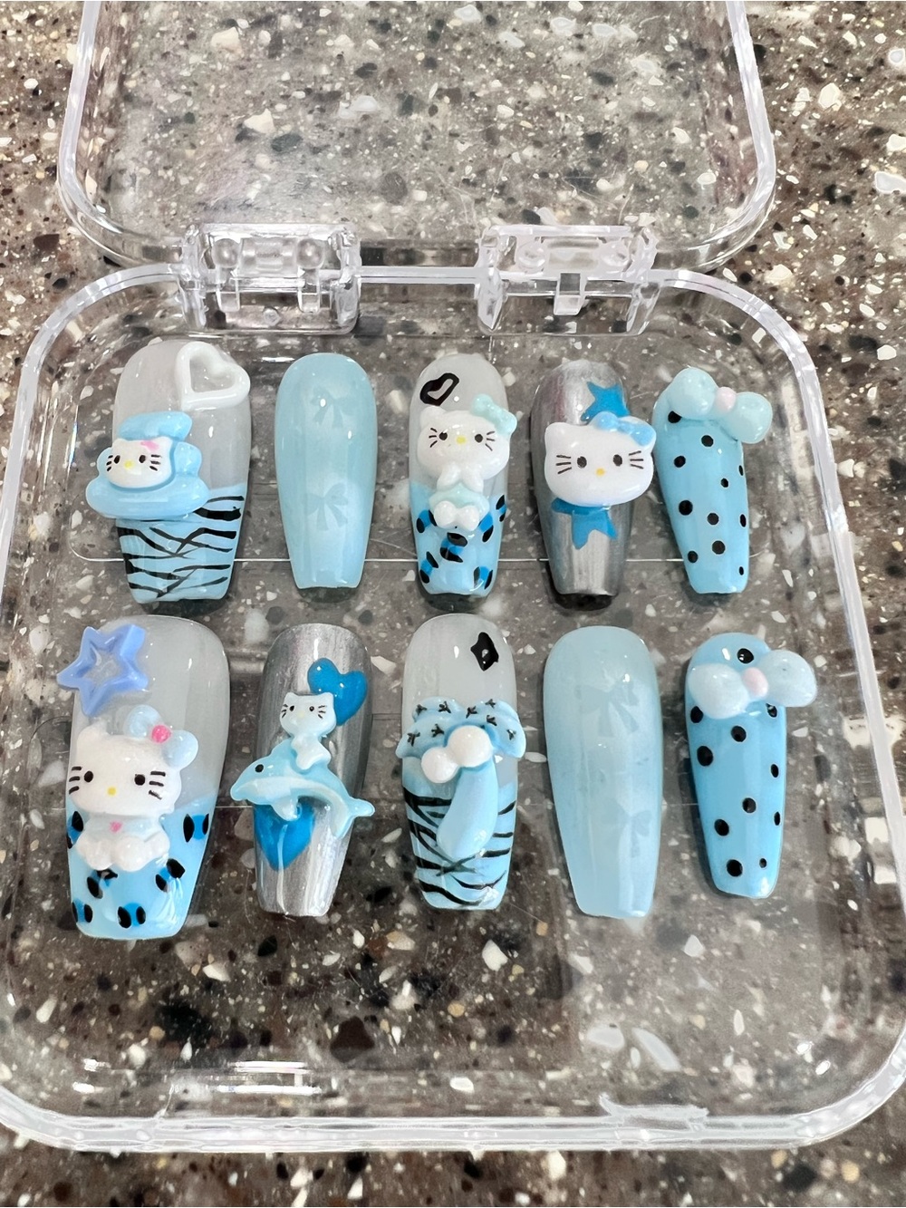 Hello Kitty 3D Press-On Nail Sets - YOU PICK - Picture 2 of 9